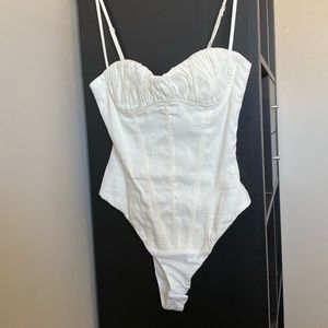 ZARA Ivory body suit